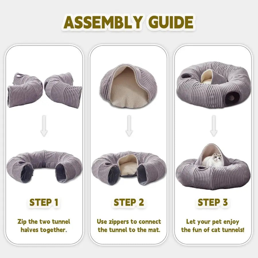 Tunnel Bed For Indoor Cats