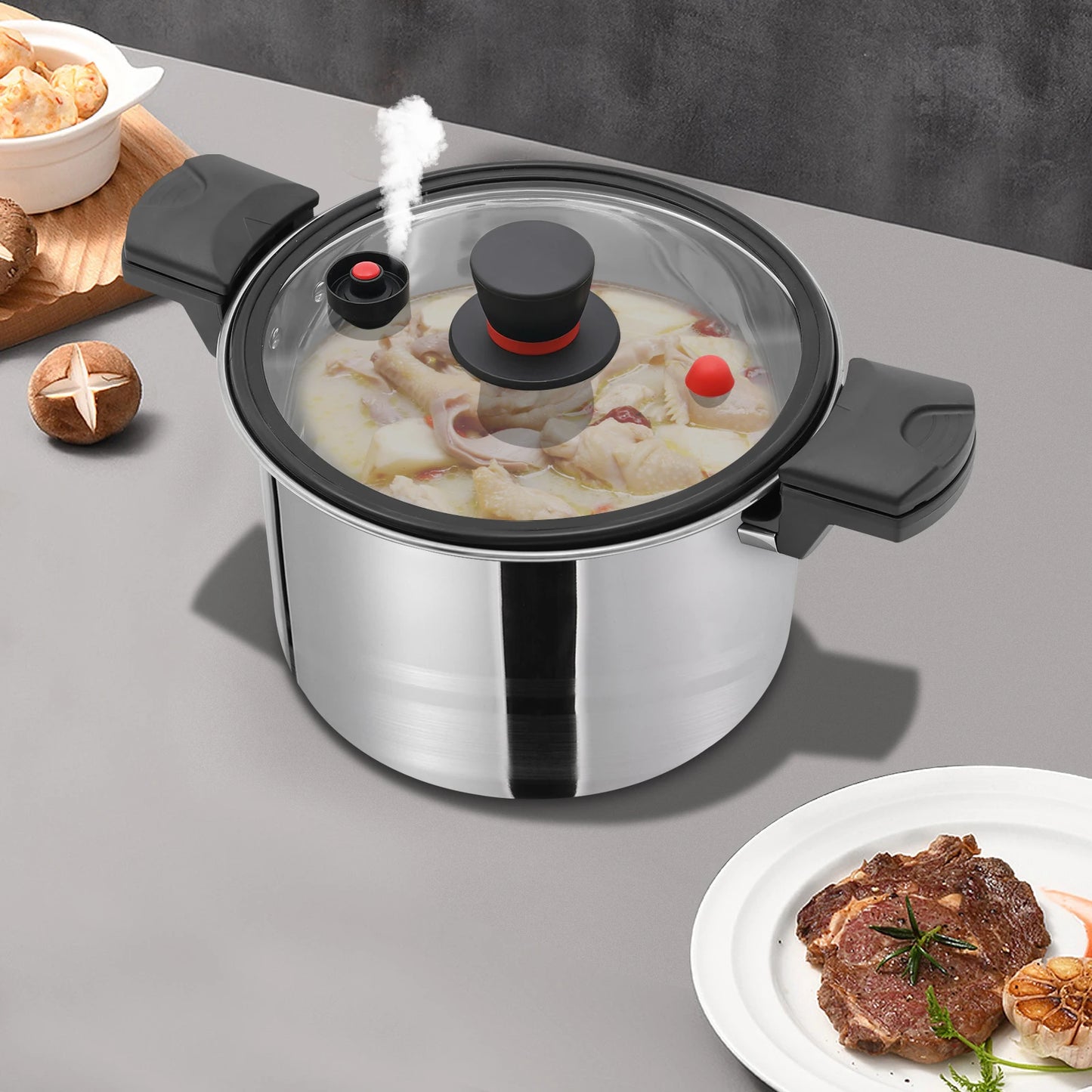 7L/7.4Qt Pressure Cooker