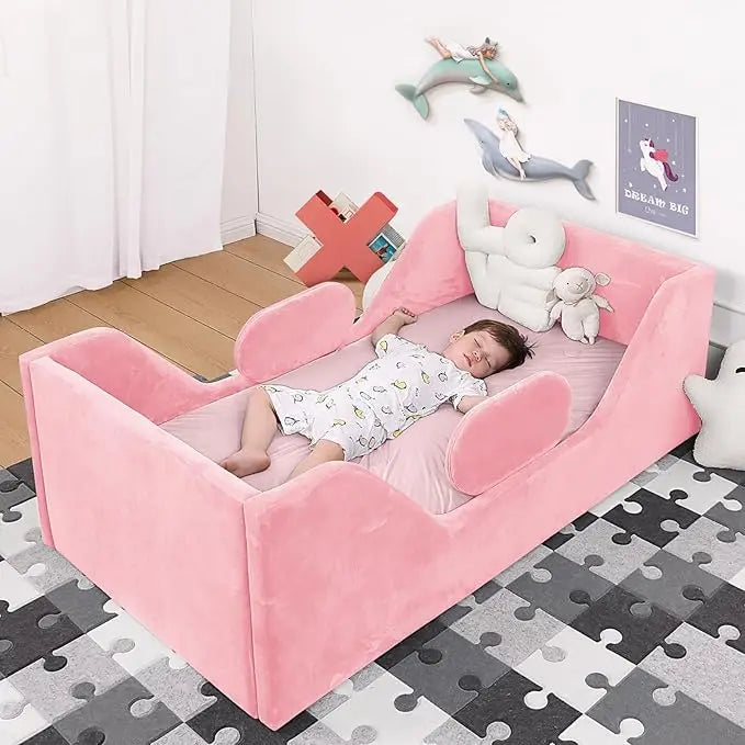 Standard Crib Size Toddler Bed, Certified Fabric Toddler Beds