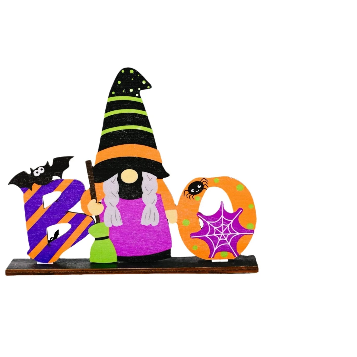 New Halloween Wooden Pumpkin Ornament
