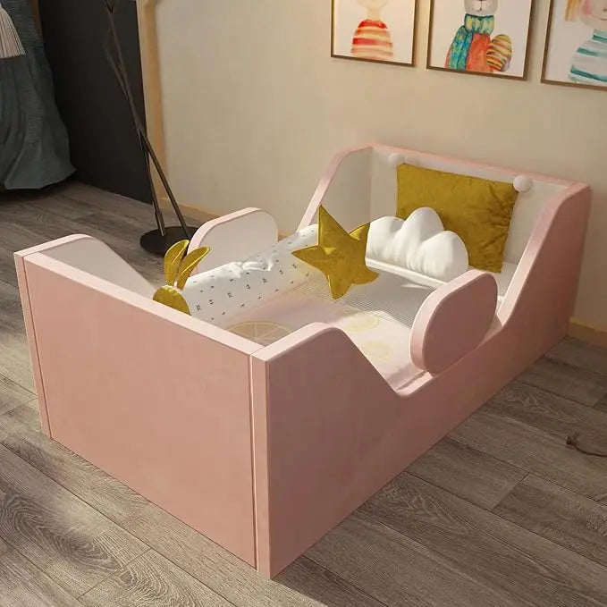 Standard Crib Size Toddler Bed, Certified Fabric Toddler Beds