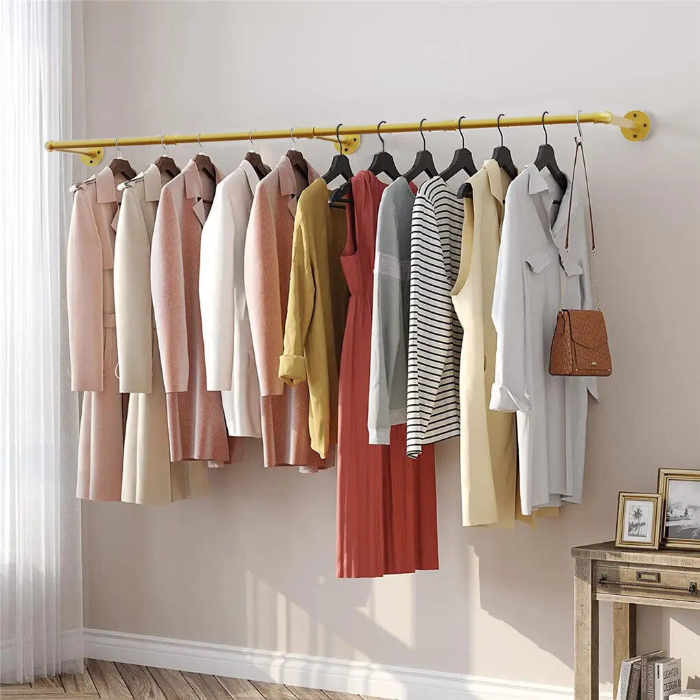 Wall Mounted Garment Hanging Rod