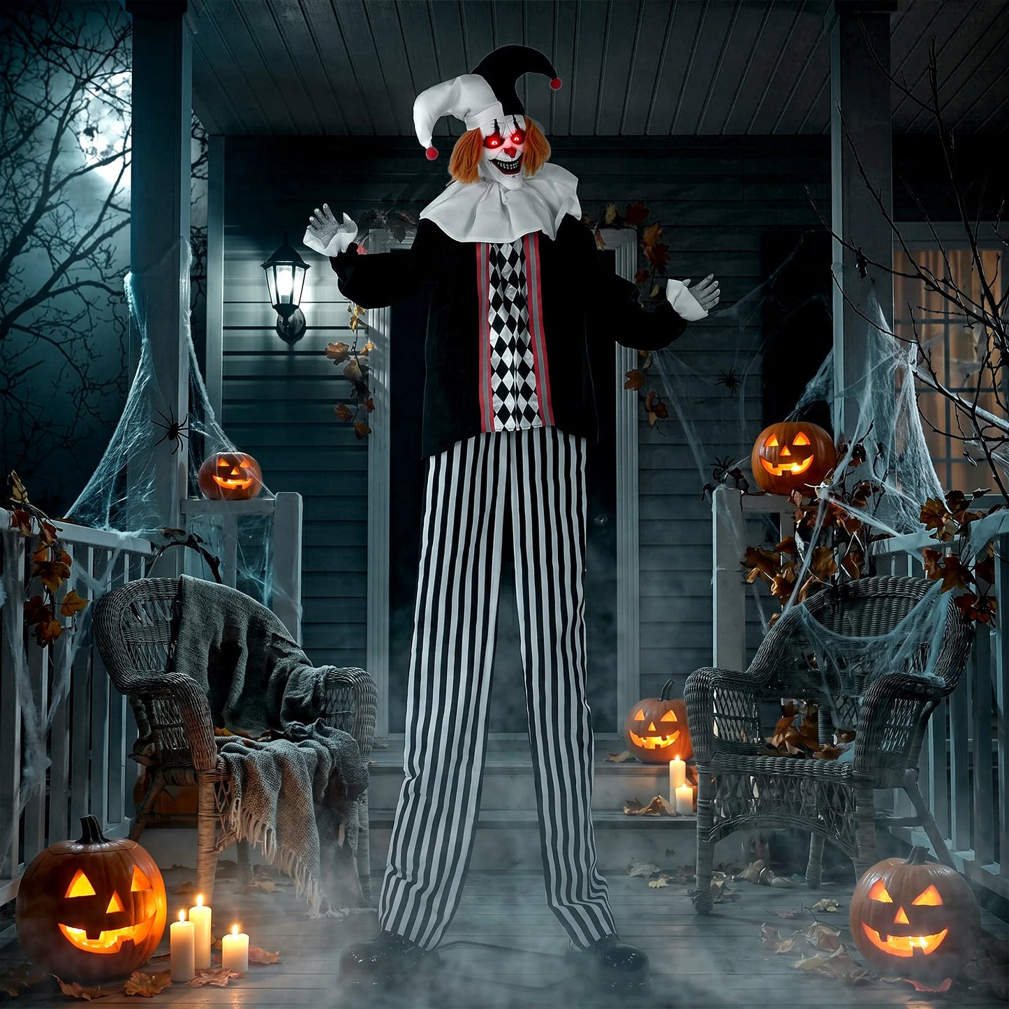 Light Up Eyes Large Animated Clown