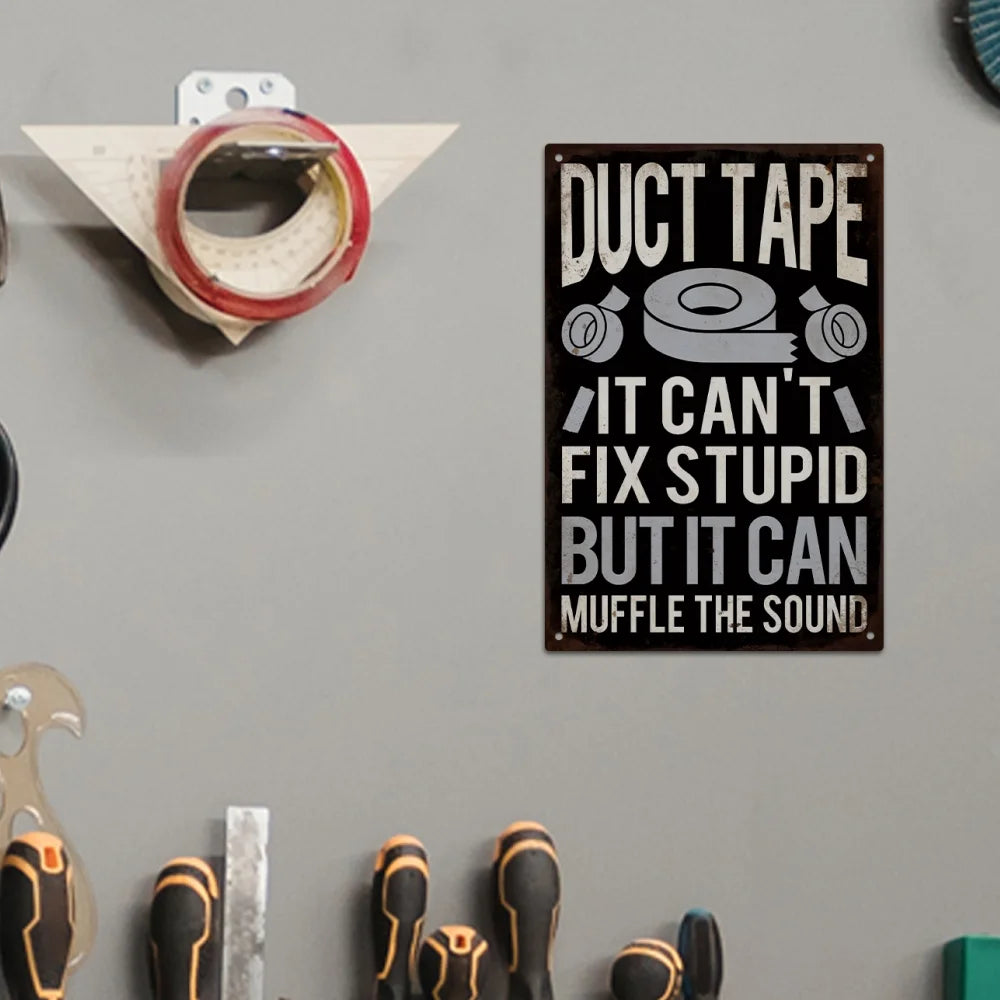 Putuo Decor Funny Sarcastic Metal Sign