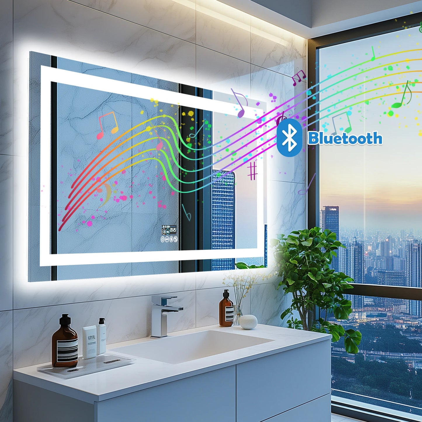 LED Bathroom Mirror With Lights