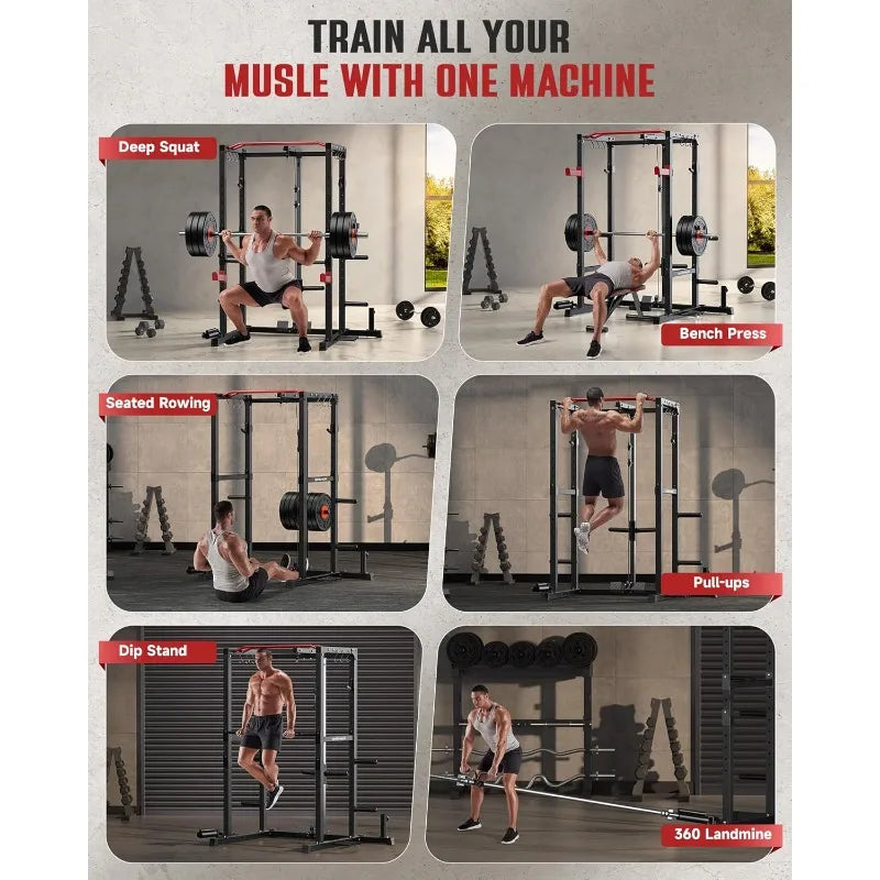 Sportsroyals Power Cage Multi-Function Power Rack