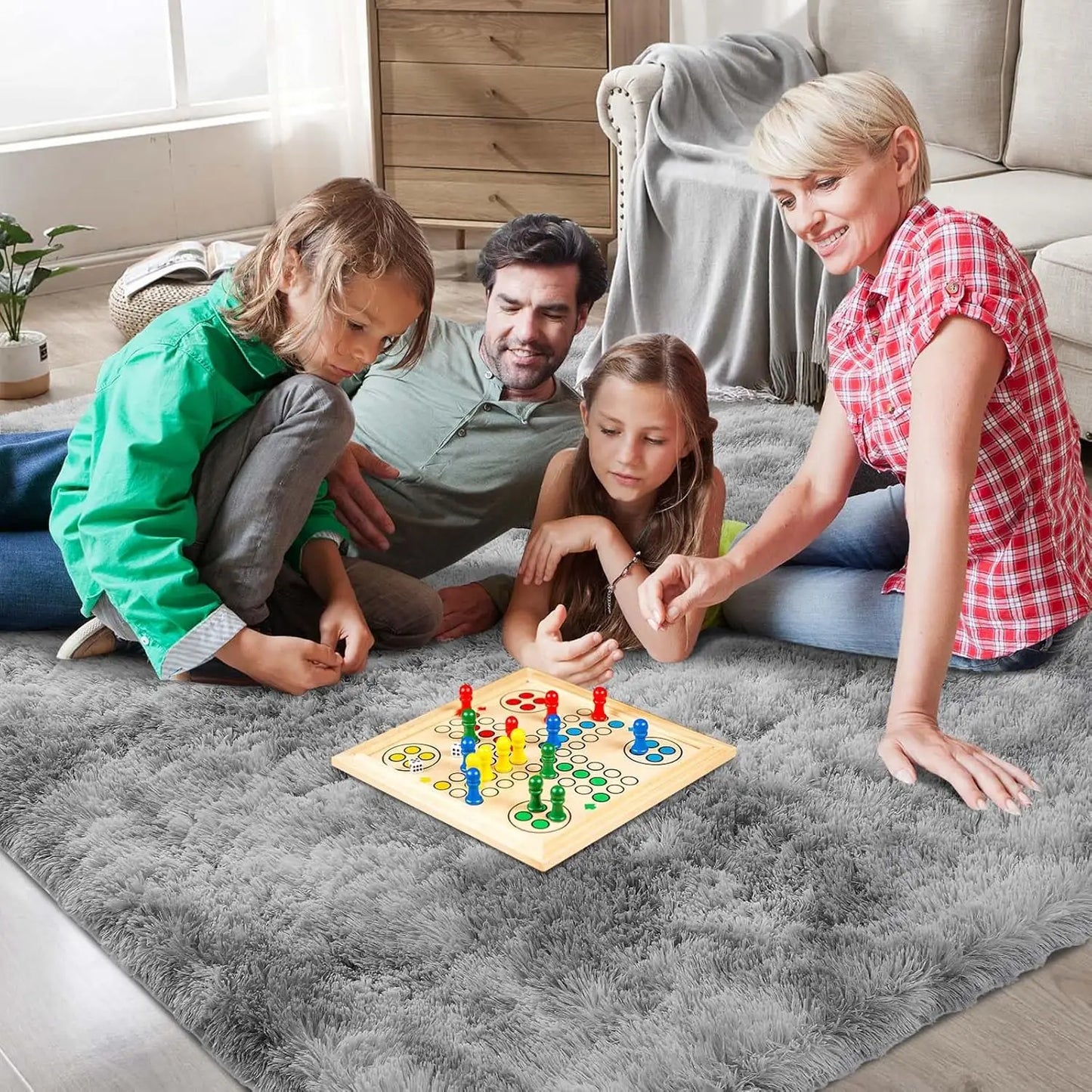 Fluffy Shag Area Rug – 8×10