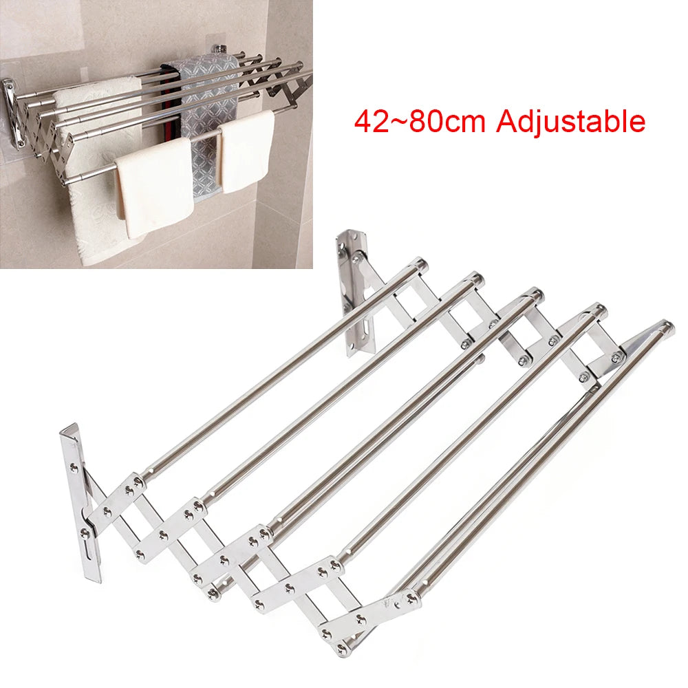 Stainless Steel Wall Mounted Laundry Drying Rack