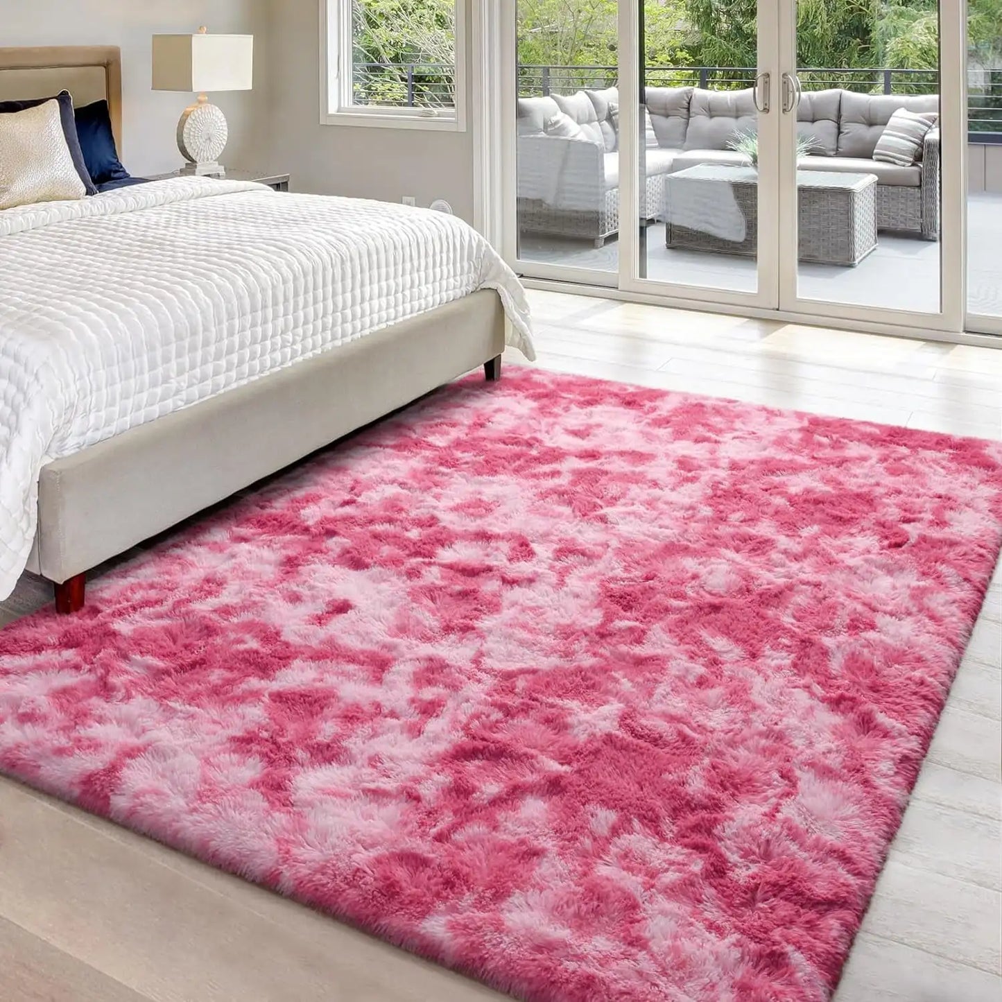 Lochas Super Soft Plush Tie Dye Velvet Rugs