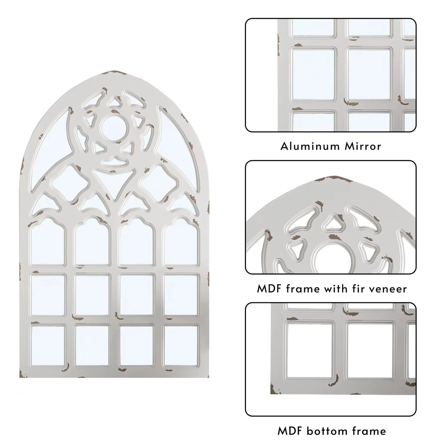 Arched, Retro Big Wall Mirrors Decorative