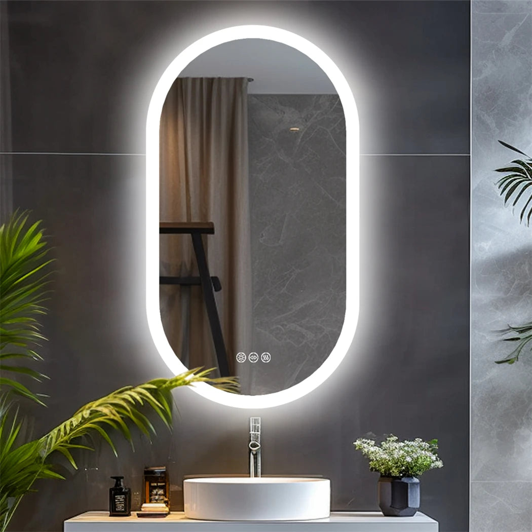 Oval LED Bathroom Mirror