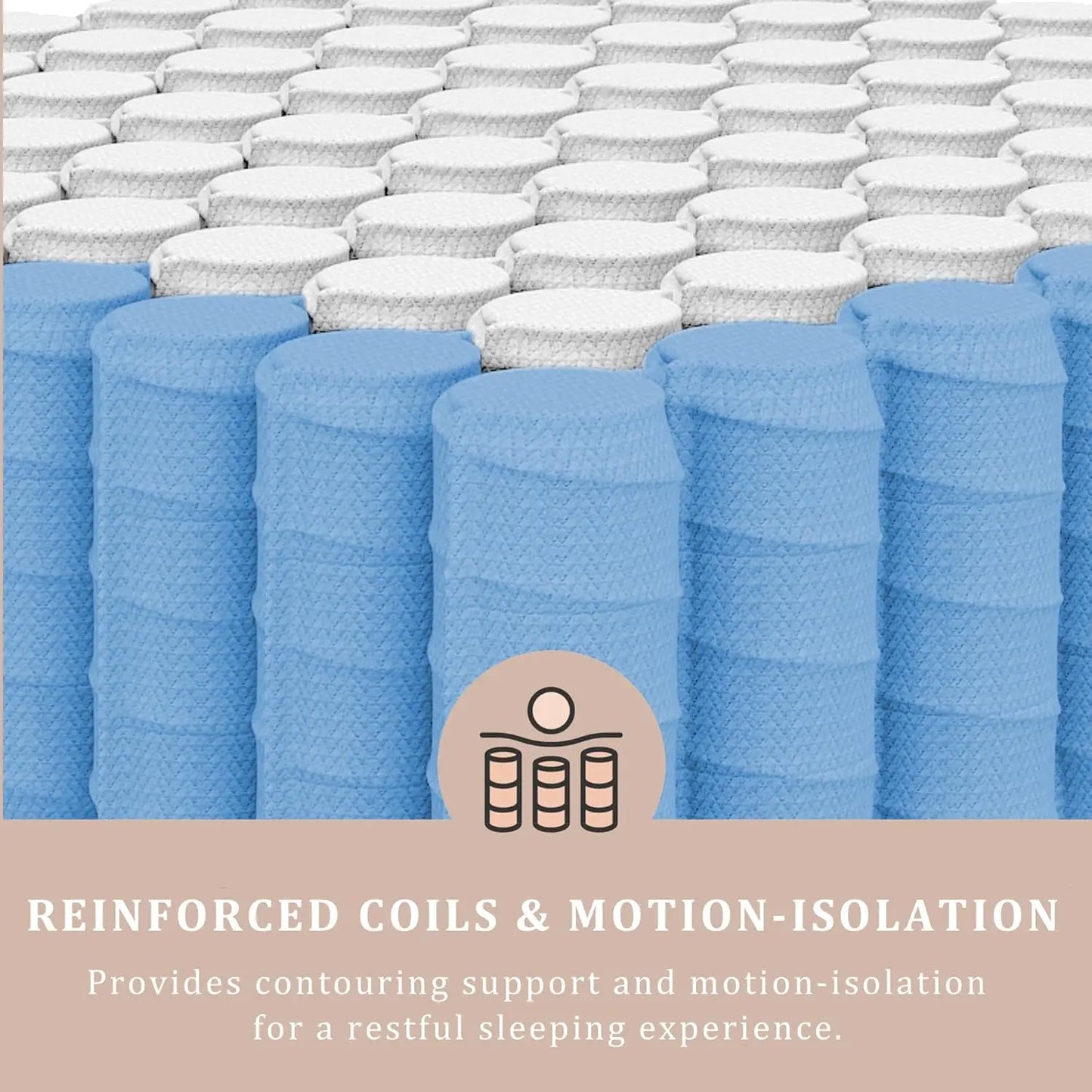 12 Inch Full/Queen/King Hybrid Gel Memory Foam Mattress