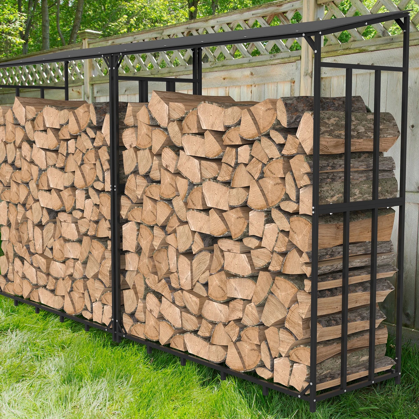 Extra Large Outdoor Firewood Rack