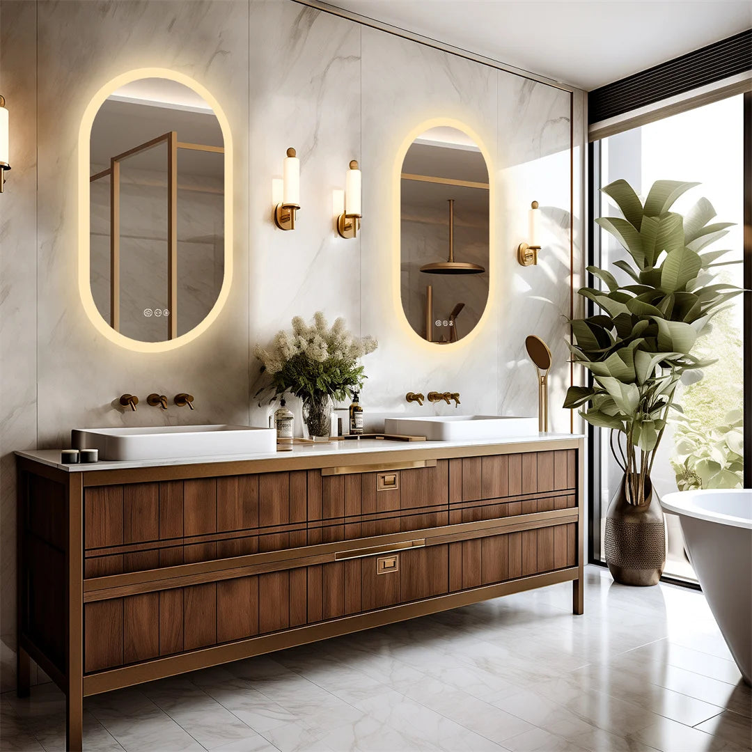 Bathroom Light Vanity Mirror Frameless