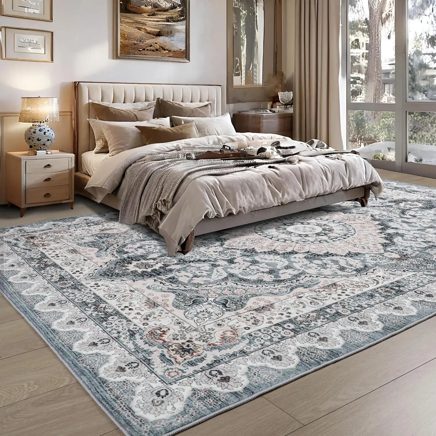 Non-Slip Beautiful Vintage Area Rugs