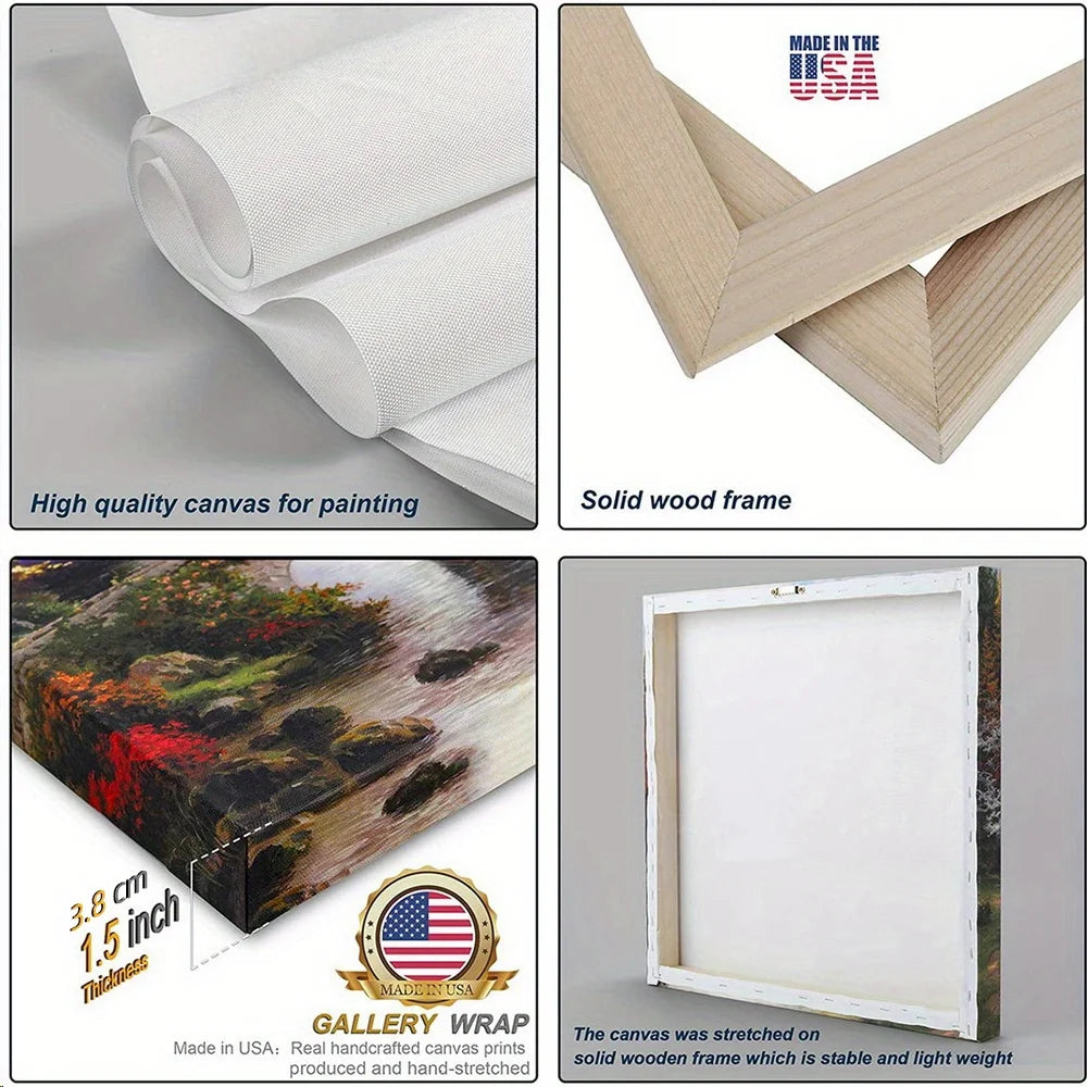 Abstract, Modern, Flower Canvas