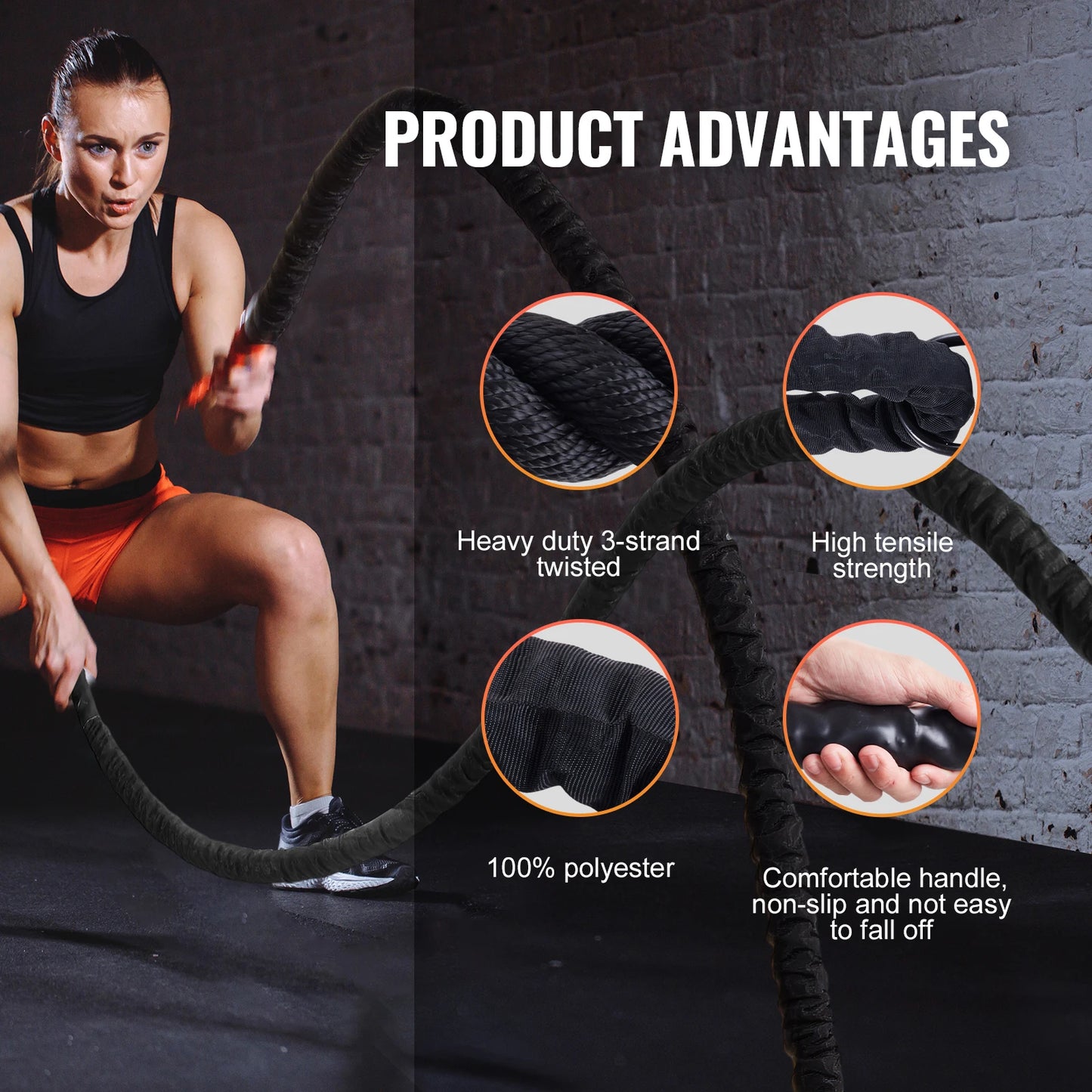 SucceBuy Battle Heavy Weighted Pull Rope