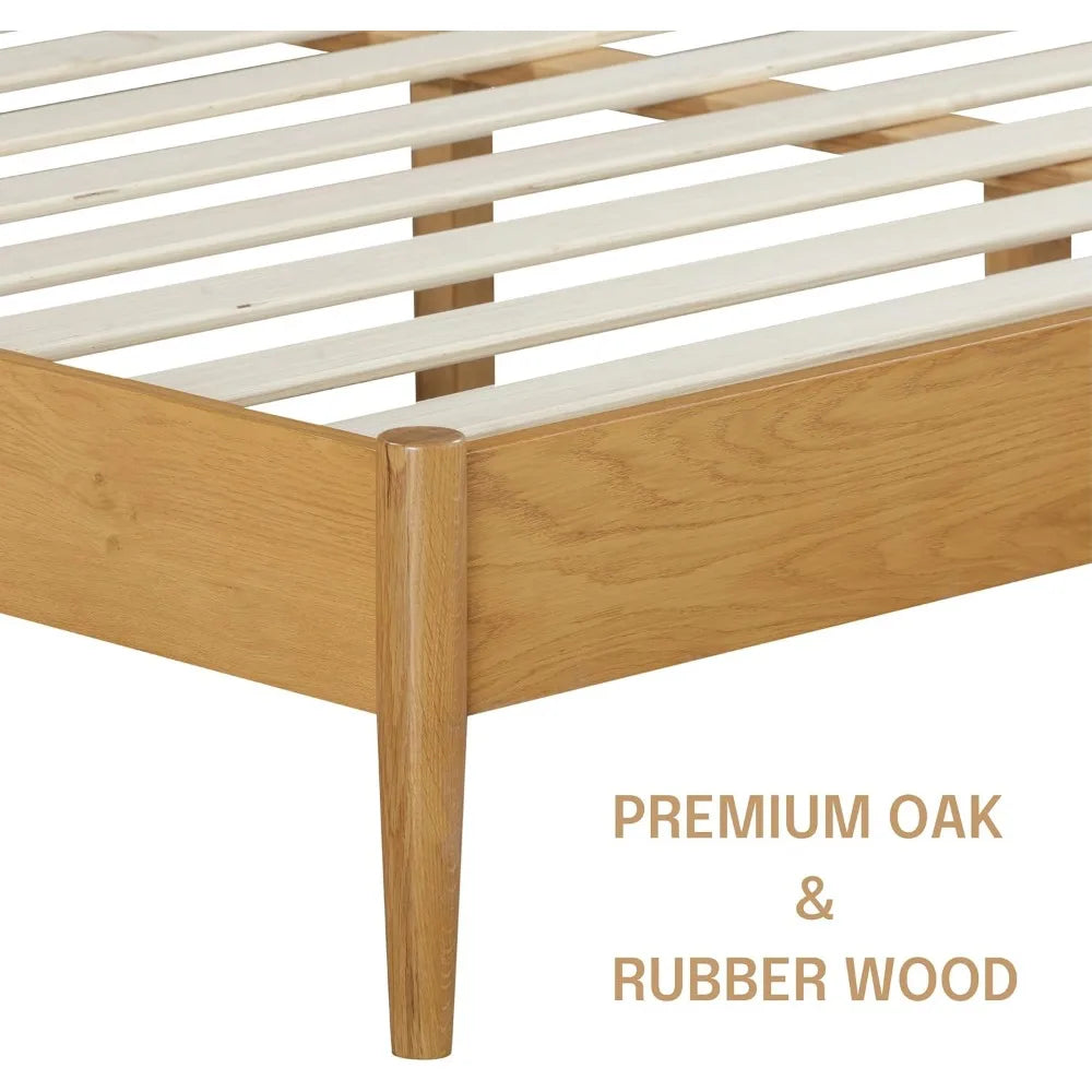 Lupin Wooden Bed Frame With Headboard